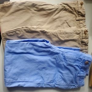 3 pairs of boys size 7 vineyard vines khakis